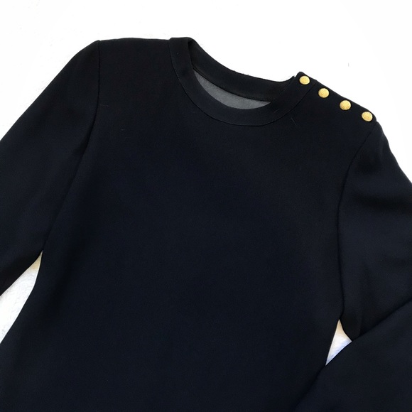 Rouie Vintage Long Sleeve Shift Dress Women Size 8 - Picture 4 of 14